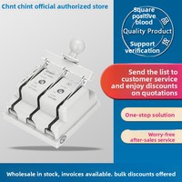 Interrupteur de protection Chint Type Couteau HD11-100A/38 Triphasé Quatre Fils Unipolaire 380V pour Utilisation Solaire Photovoltaïque Plastique/Cuivre
