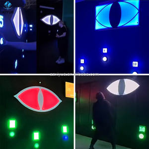 대화 형 실내 LED 그린 레드 팀 활성화 작업실 게임 한국 오징어 게임 영감 사악한 눈 팀 빌딩 활성 - Product Image 3