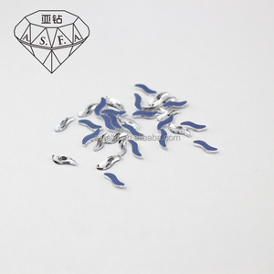 Cristales de Estrás Termoadhesivos en Forma de S ASFA05 de 8.0MM, ss6 y SS10, para Aplicar con Máquina de Termoadhesión, Cristal AB - Product Image 3