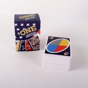 Nuevo Juego de Cartas Americano ONE, Divertido Juego de Mesa de Parodia, Juego de Cartas para Fiestas, Entretenimiento, Juego de Mesa para Eventos Festivos - Product Image 4