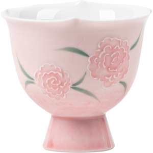 Floral Pattern High Footed <b>Teacup</b> Porcelain New Chinese Style Tea Tasting Cup Kung Fu Tea Set - Product Image 5