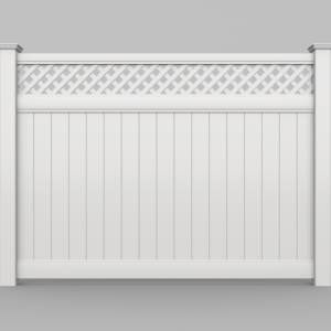 Handpicked UV ổn định Vườn Nhà riêng tư Barrier Panels ngoài trời cảnh quan màn hình lưới hàng đầu Vinyl hàng rào 3D mô hình bao gồm - Product Image 2