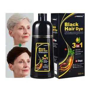Hot sale in stock wholesale hair products natural hair dye shampoo ammonia free and ppd free korean best hair color shampoo