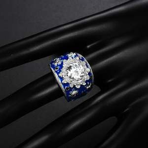 Peishang nuovo fornitore professionale di moda 2024 gioielli in tinta unita margherita 925 anelli in argento gioielli donna - Product Image 4