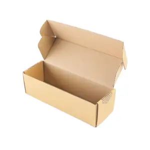 長方形ブラウニー紙箱無料サンプルカスタム新デザインロングパッケージ