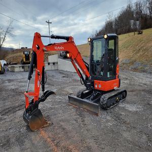 KUBOTA-Excavadora de orugas usada, máquina de excavación japonesa original, 3,5 toneladas, toneladas, a la venta - Product Image 2