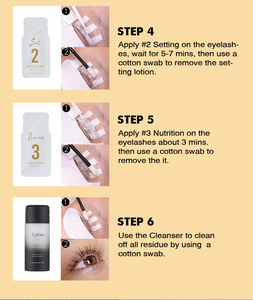 Kit de rehaussement semi-permanent des sourcils Gollee sans odeur à la kératine liquide avec étiquette personnalisée et logo sur mesure, kit de sachets DIY pour rehaussement et recourbement des <span class=keywords><strong>cils</strong></span> - Product Image 4
