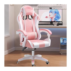 Ghế chơi game ngả lưng thiết kế mới có tựa chân màu xanh lam, kiểu dáng công thái học - Product Image 4