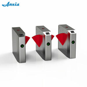 Porte piétonnière de tourniquet de barrière d'aileron d'acier inoxydable du canal 304 de système de contrôle d'accès de gestion du trafic de sécurité automatique - Product Image 5