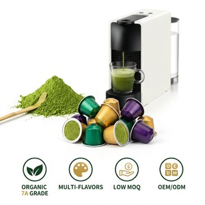 Cápsulas de Café Compatibles con Múltiples Sistemas, 7A Organic Matcha Pods, Admite Logotipo Personalizado, Marca Privada, Muestra Gratuita - Product Image 2