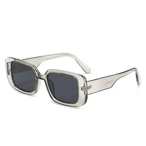 Nuevos productos de moda Retro de moda gafas populares marco cuadrado Multicolor Pc gafas de sol 2024 gafas de sol 2024