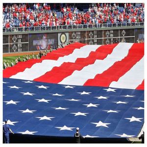 2024 Custom Digital Printed Polyester Pennant Giant Flag-Waterproof Portable Super Big Size for <b>Stadium</b> Sport Events - Product Image 3