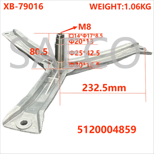 Araña para <span class=keywords><strong>Lavadora</strong></span> <span class=keywords><strong>Bosch</strong></span>/Siemens 8001011877, <span class=keywords><strong>Repuestos</strong></span> para <span class=keywords><strong>Lavadora</strong></span>, Trípode de Tambor XB-79015 - Product Image 4