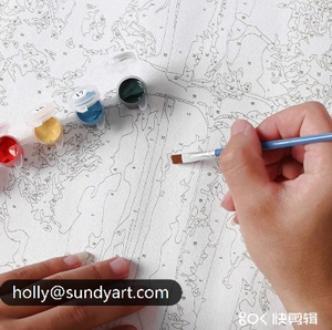 <span class=keywords><strong>Kit</strong></span> de <span class=keywords><strong>peinture</strong></span> numérique personnalisé DIY Set <span class=keywords><strong>Peinture</strong></span> à l'<span class=keywords><strong>huile</strong></span> moderne peinte à la main <span class=keywords><strong>Kit</strong></span> de <span class=keywords><strong>peinture</strong></span> à l'<span class=keywords><strong>huile</strong></span> pour adultes et enfants débutants - Product Image 5