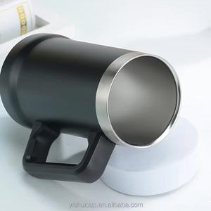 Clássicos Thermos cerveja caneca com alça 500ML/709ML/900 ML personalizado cor e logotipo - Product Image 4