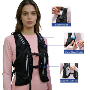 Sac à dos d'hydratation avec poche à eau en polyester pour femmes et hommes, bretelles réglables, multi-poches, randonnée, cyclisme, <span class=keywords><strong>escalade</strong></span>, camping, toutes saisons - Product Image 2