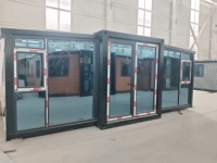 Maison préfabriquée de luxe extensible de 40 pieds, 3 chambres, de haute qualité, étanche, type Granny Flat, avec sécurité renforcée