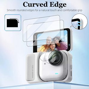 Pellicola Protettiva in Vetro Temperato KAMPHO per Insta360 Go Ultra, Protezione PE per Action Camera Sportiva Insta 360 GO Ultra - Product Image 4