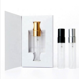 10ml Perfume Spray Bottle With Paper <b>Box</b> Packing White Card Paper <b>Black</b> Card Paper Glass Perfume Bottle - Product Image 4
