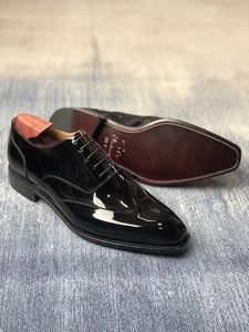 Cie MOX11 Wingtips <strong>Brogue</strong> Men's Business Formal Dress Shoes Handmade Pure Leather Oxford Goodyear Welted Shoes - Product Image 6