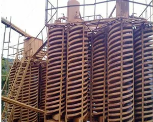 Séparation par gravité de minerai sableux de placer de rendement élevé traitant l'usine de lavage de goulotte en spirale de Chrome