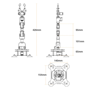 แขนหุ่นยนต์อัจฉริยะ AI <span class=keywords><strong>XArm</strong></span> 1S พร้อมบัสเซอร์โว สำหรับการเรียนรู้หุ่นยนต์และการเขียนโปรแกรม ชุดอุปกรณ์เรียนรู้การพัฒนาโดรน - Product Image 6