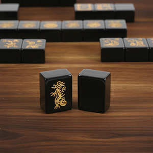 Juego de Mahjong Americano de Acrílico de Lujo Personalizado, 166/160 Fichas, Mahjong de Viaje, Mahjong de Singapur, Juego de Rummy - Product Image 1