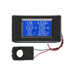 PZEM-022 Single Phase Panel Kwh Meter AC Digital Voltmeter Ammeter Wattmeter Electricity Power Energy Meter With Open CT