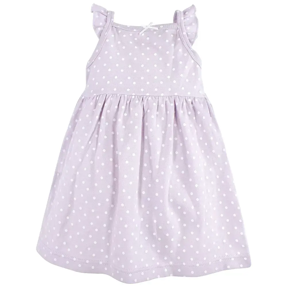 Precio de promoción Buena calidad Sin mangas 0-24M Niños Niña Vestidos Cómodo Vestido de bebé