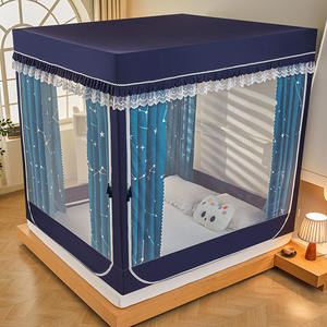 <span class=keywords><strong>Moustiquaire</strong></span> rectangulaire de luxe, belle et pliable pour <span class=keywords><strong>lit</strong></span> <span class=keywords><strong>double</strong></span> - Product Image 6