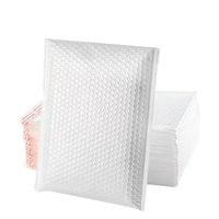 Sacs gonflables adhésifs à bulles noires personnalisés, enveloppes rembourrées à bulles