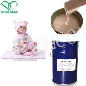 FOOD GRADE-Zertifizierung Hautfarbe Silikon kautschuk Weiches Silikon zur Herstellung einer eigenen wieder geborenen Baby puppe - Product Image 1