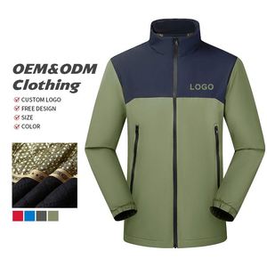 Advanced Quality Custom Plus Size Men's Winter <b>Jacket</b> Thickened <b>Waterproof</b> and Windproof Zipper Outdoor <b>Jackets</b> for Men - Product Image 1