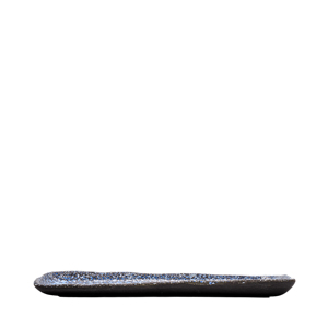 Vassoio Rettangolare Granilla Fountain 30x10 Cm, Piatto in Ceramica Blu Maculato - Product Image 2