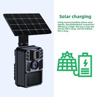 Caméra de chasse solaire 4K CMOS à moule privé d'usine, vision nocturne SD, suivi de la faune, Wi-Fi haute définition