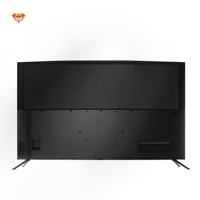 Tout nouveau, grande taille wifi double verre USB wifi VGA entrée android smart tv 4K UHD 85 pouces led écran incurvé téléviseurs téléviseurs