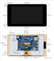 Carte de développement Waveshare ESP32-S3 avec écran tactile 7 pouces Type B 1024*600, processeur double cœur LX7 32 bits, prend en charge WiFi, BLE, CAN