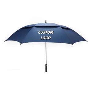 Promotional Cheap Wholesale Custom Print UV Modern Travel <b>Umbrella</b> Rainproof Automatic <b>Windproof</b> Logo Fiberglass Frame 130cm - Product Image 5