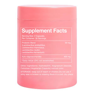 Bestverkopende Oem Voor Vrouwen Probiotische Gelatinecapsules In Eigen Beheer, Gloednieuw Supplement Tegen Geur Voor Vrouwen - Product Image 2