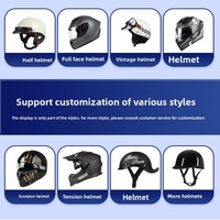 Casque de moto ABS personnalisé, designs unisexes, style graffiti, certifié 3C DOT, grand spoiler arrière, visière rabattable