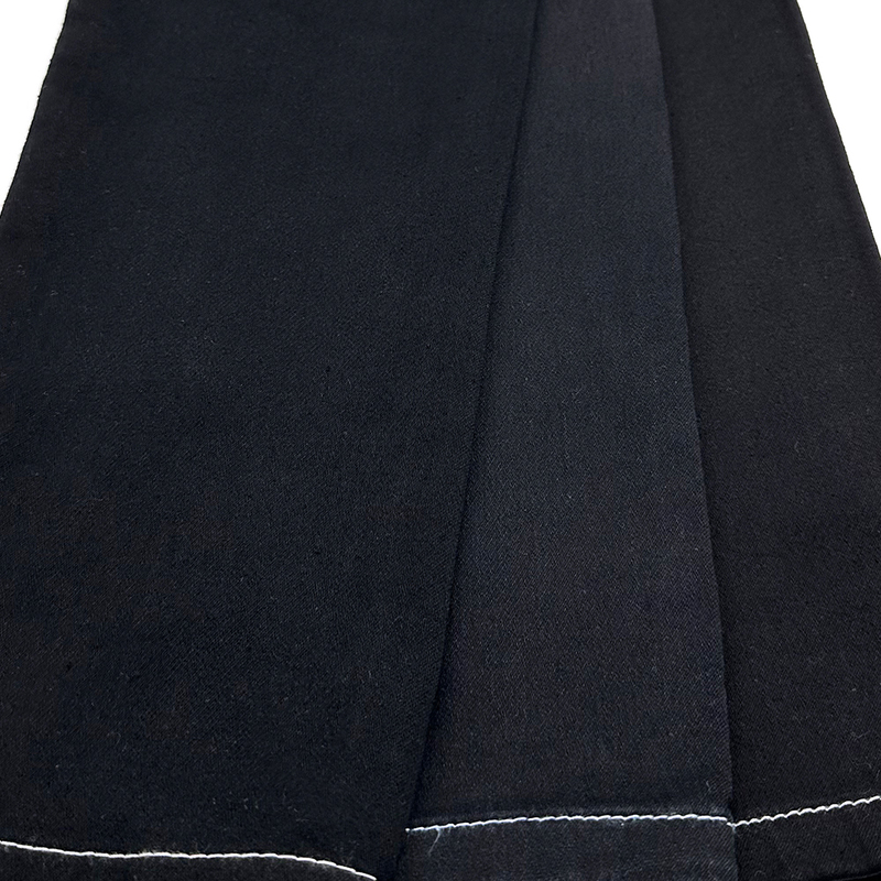 Stock Hemp Cotton Twill Denim Fabric