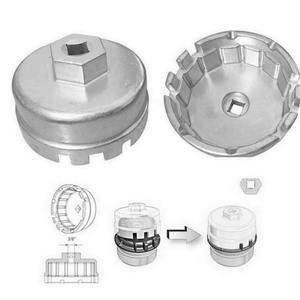 WZAUTO Usine Fourniture <span class=keywords><strong>65mm</strong></span> 6 Broches <span class=keywords><strong>Filtre</strong></span> À <span class=keywords><strong>Huile</strong></span> Clé Douille Remover Outil Remover <span class=keywords><strong>Filtre</strong></span> À <span class=keywords><strong>Huile</strong></span> Clé - Product Image 2