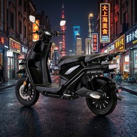 Vélo électrique Mino 4000W, batterie lithium, autonomie 150 km, freins à disque doubles, amortisseurs arrière robustes, idéal pour la livraison de repas.