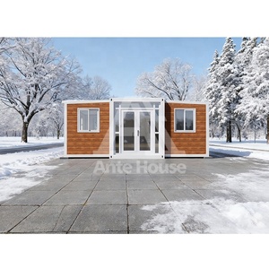 折りたたみ式3ベッドルーム40フィートプレハブ住宅20フィートカスタマイズコンテナホームリビングキャビン - Product Image 1