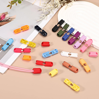 Embouts de cordon de serrage à fermeture éclair, embouts de lacets en plastique, clips d'extrémité de cordon, embouts de lacets sans nœud pour chaussures de course et sacs à dos