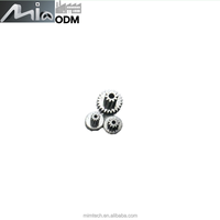 MIMTech OEM Micro Mini Engranajes de Moldeo por Inyección de Metal, Módulo Pequeño 0.05, Módulo 0.1, Módulo 0.2, Doble Enlace, Acero Inoxidable 316 17-4
