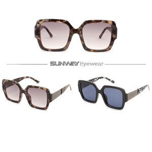 New Designer Vintage Fashion Oversized Square Sun Glasses UV400 OEM Custom Logo Manufacturer Sunglasses for Men Women - Product Image 2