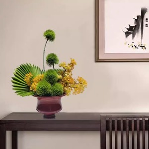<span class=keywords><strong>Fleurs</strong></span> et verdure artificielles de luxe minimalistes modernes, articles décoratifs haut de gamme pour le bureau, la salle à manger, le dessus de table - Product Image 2