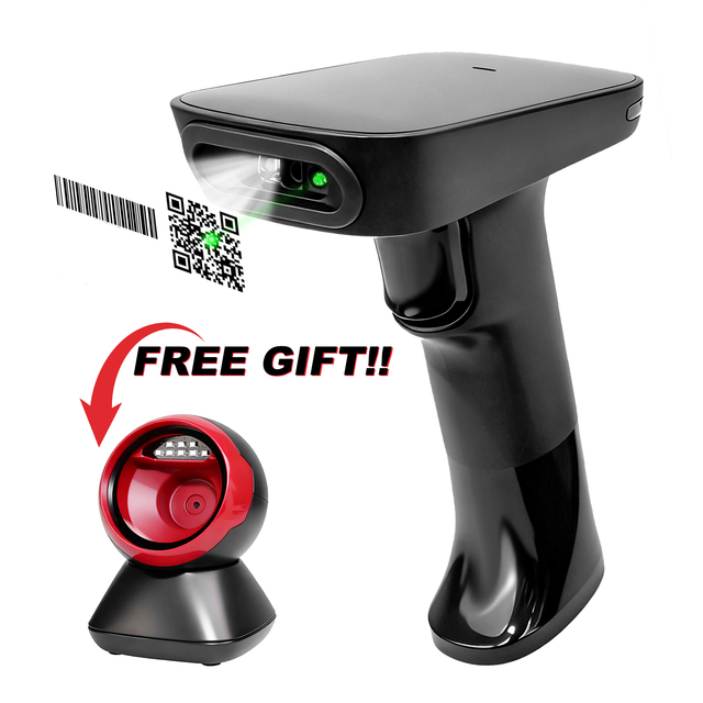 High Performance 2D CMOS Barcode Scanner USB Wired Handheld for Retail POS System
