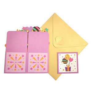 Carte de vœux transfrontalière très vendue, faite à la main, en forme de boîte tridimensionnelle, pour anniversaire et anniversaire de mariage, avec message de bénédiction et usage universel - Product Image 3